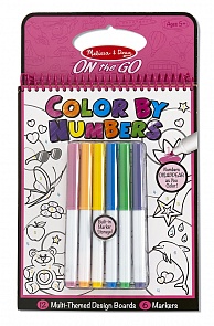 Набор «Раскрась по цифрам», розовый (Melissa&Doug, 5377_md)